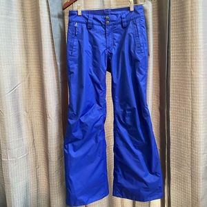 Blue North face snowpants